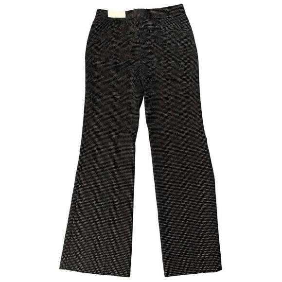 Chico's women's wide leg black trousers size 0 (4 Reg) white pattern, stretch, N - Picture 3 of 11